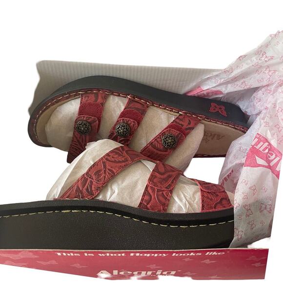 Alegria Southern Ruby Leather size 9 Wide NWT - Picture 2 of 8